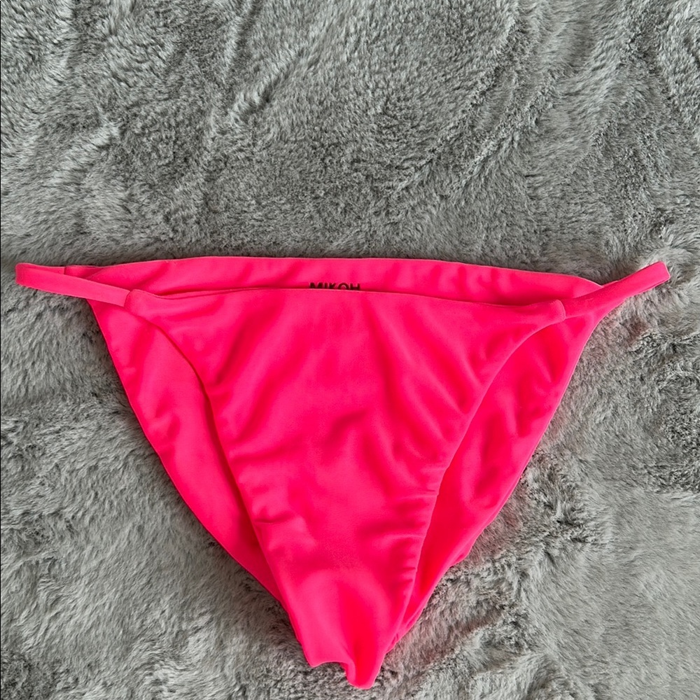 MIKOH Bright Pink Bikini Bottom S